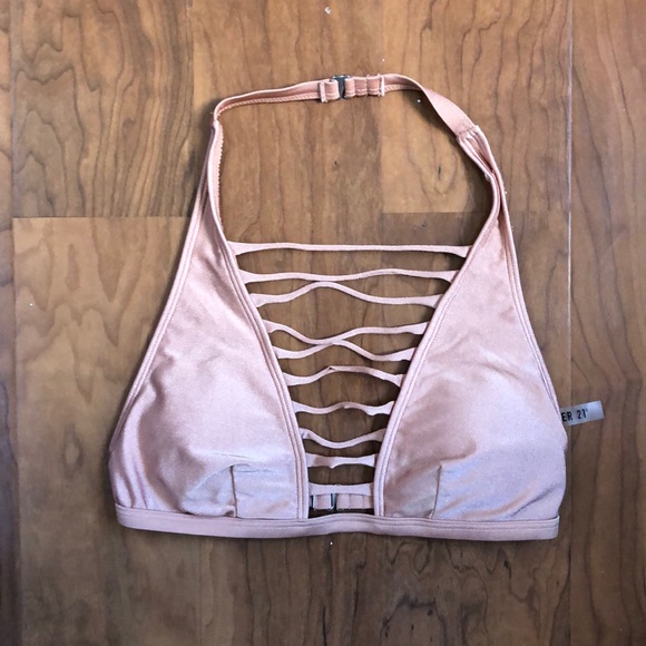 Forever 21 Other - Forever 21 Bronze Strappy Bikini Top